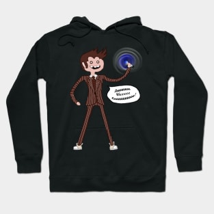 The Cute Tenth Doctor Hoodie